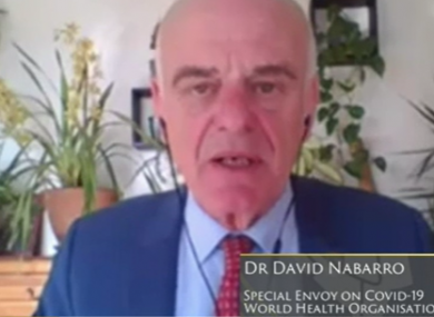 Dr Nabarro addressed TDs and Senators yesterday.