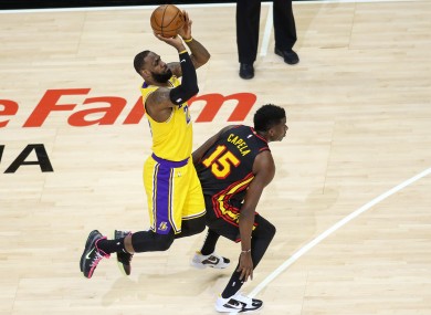 LeBron James starred once again.