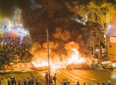 Protest in Hong Kong in August 2019