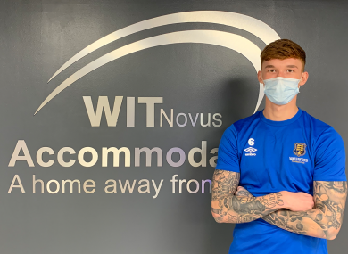 The Blues' new arrival, Kyle Ferguson.
