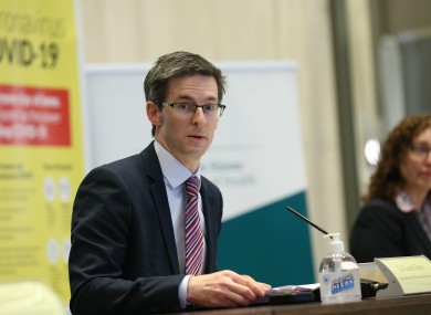 Deputy Chief Medical Officer Dr Ronan Glynn