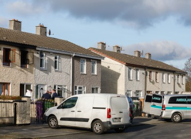 Two people were resuced from the house, but Gardaí said the man was pronounced dead at the scene.