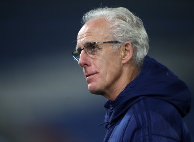 Cardiff City boss Mick McCarthy.