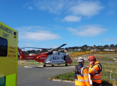 The scene at Howth today.