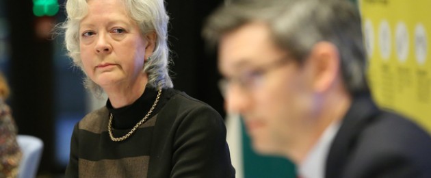 Dr Ronan Glynn, Acting Chief Medical Officer, Department of Health and Professor Karina Butler, Chair of National Immunisation Advisory Committee (NIAC)