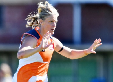Cora Staunton in action for the GWS Giants.