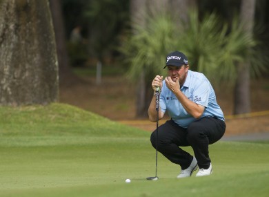 Lowry in action today at Hilton Head.