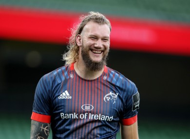 Snyman is close to his return to Munster training.