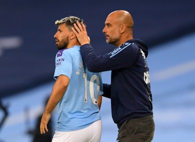Double act: Sergio and Pep.