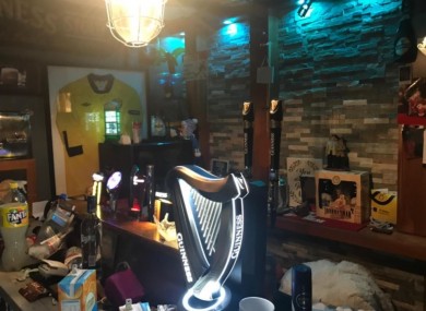 A shebeen which was shut down in Dun Laoghaire, Dublin, earlier this year.