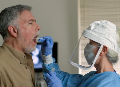File image of a man being tested for Covid-19.