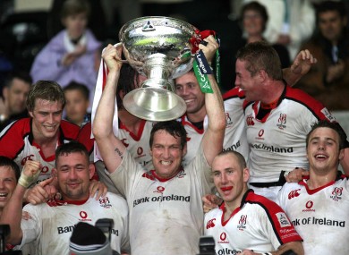 Ulster lift the 2006 Celtic League - their last trophy.