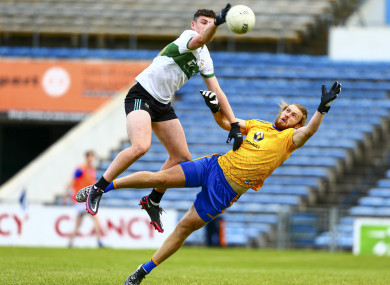 Tipperary's Sean O'Connor and Wicklow goalkeeper Mark Jackson.