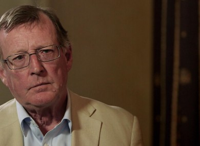 David Trimble, among others, has signed an open letter calling for the suspension of the Northern Ireland protocol. File photo.