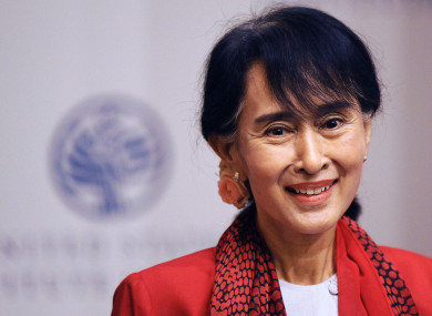 Aung San Suu Kyi stands trial today.