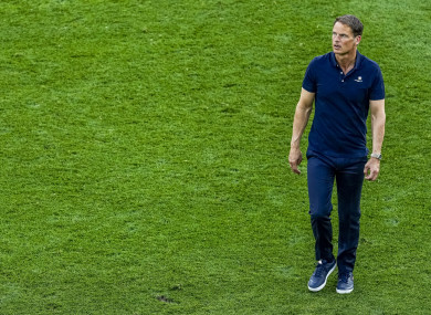 Frank de Boer has stepped down from his role.
