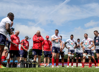 Team spirit is strong in the Lions camp.
