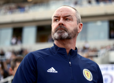 Scotland manager Steve Clarke.