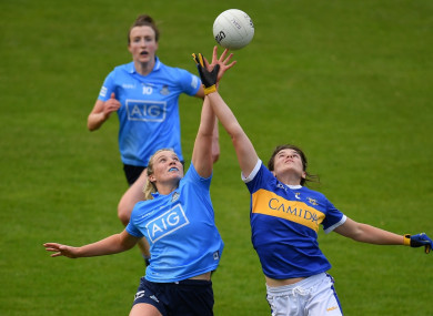 Dublin's Jennifer Dunne against Anna Rose Kennedy of Tipperary