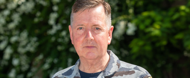Chief of Staff of the Defence Forces Vice Admiral Mark Mellett.