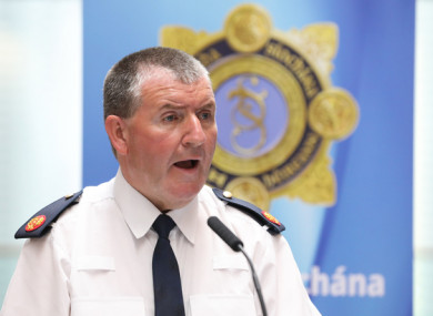 Assistant Commissioner Pat Clavin speaking at the launch of the GACU.