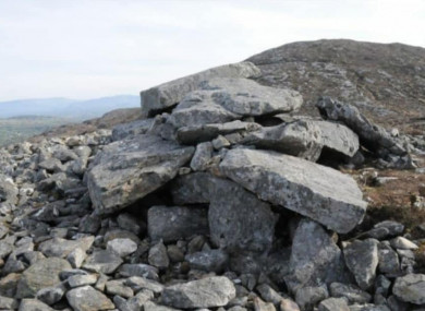 The passage tomb at Carrownamaddoo and Castle Dargan has been significantly damaged.