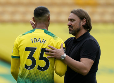 Adam Idah is among the Irish players playing under Daniel Farke at Norwich.