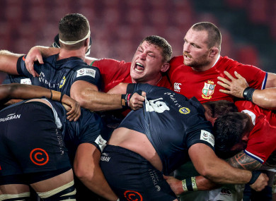 The Lions played the Sharks last night.