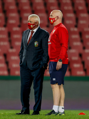 Gatland and Lions assistant coach Steve Tandy.