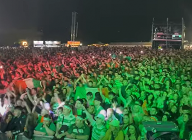 Crowds at Féile Belfast last week.