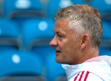 Ole Gunnar Solskjaer (file pic).