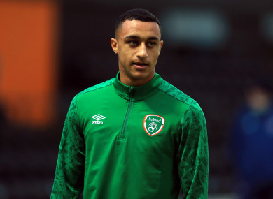 Ireland striker Adam Idah.