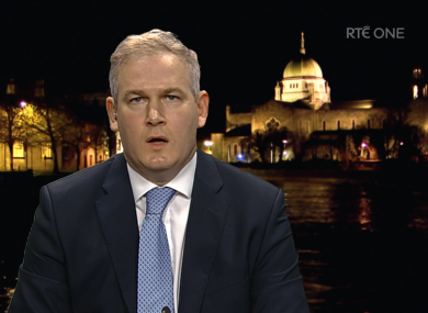 Seán Kyne on Prime Time tonight.