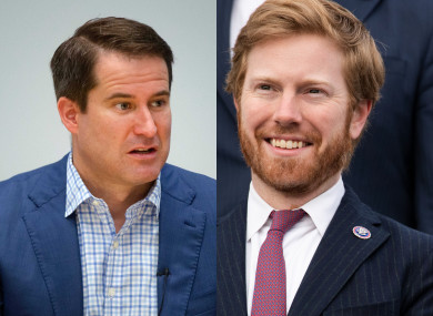 Seth Moulton (L) and his Republican colleague Peter Meijer.