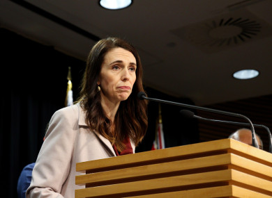 New Zealand Prime Minister Jacinda Ardern