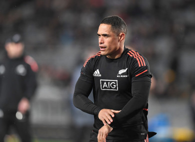 New Zealand scrum-half Aaron Smith.