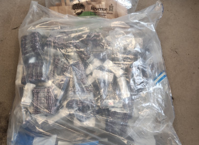 The drugs seized at Dublin Airport
