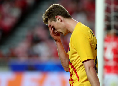 Barcelona's Frenkie de Jong.