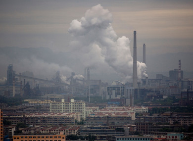 A coal-fired power plant in Shanxi, China