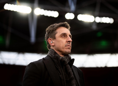Gary Neville (file pic).