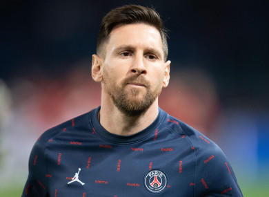 Lionel Messi (file pic).