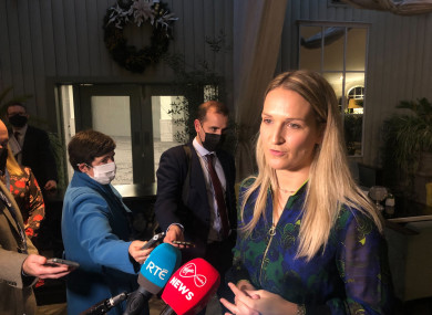 Minister for Justice Helen McEntee at the AGSI conference in Killarney