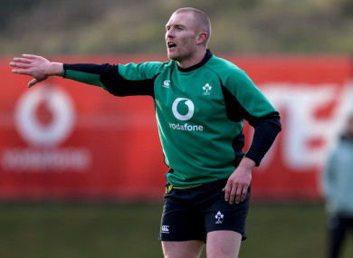 Ireland back Keith Earls.