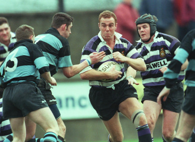 Mark Egan in action for Terenure in 1997.