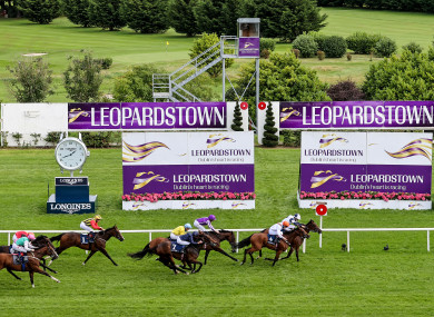 A view of Leopardstown Racecourse.