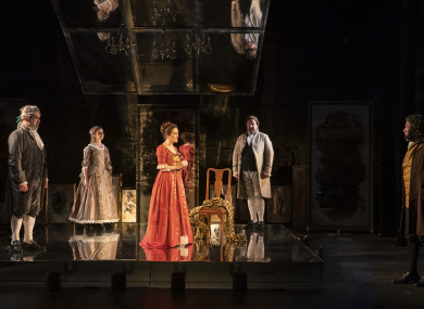The cast of All the Angels, performing at Dublin's Smock Alley Theatre.