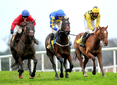 A Plus Tard (left) triumphed last year in Leopardstown.