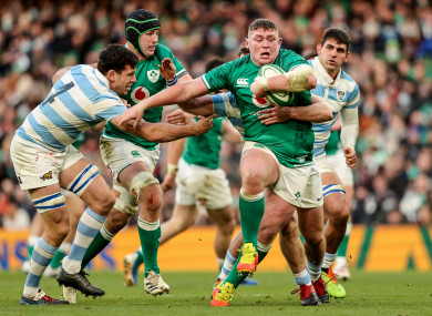 Ireland tighthead Tadhg Furlong.