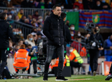 Xavi Hernandez of FC Barcelona (file pic).