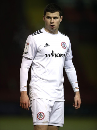Ryan Cassidy pictured last season during his loan spell at Accrington Stanley.